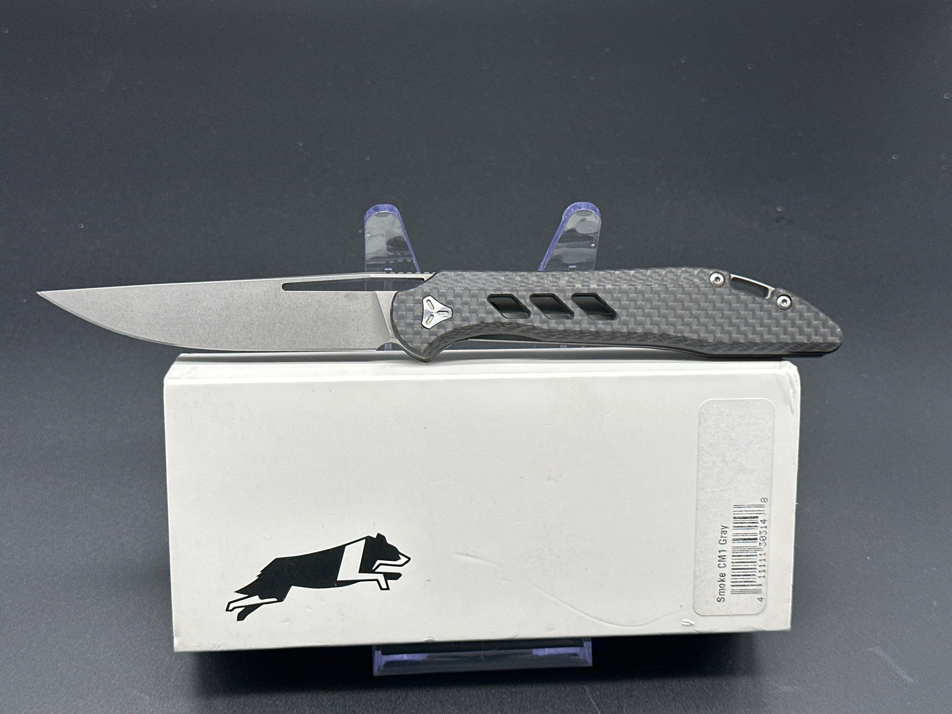 Boos Blades Smoke CM1 Folding Pocket Knife - Premium EDC Knife for Outdoor, Camping & Everyday Carry | Sharp & Durable Stainless Steel Blade