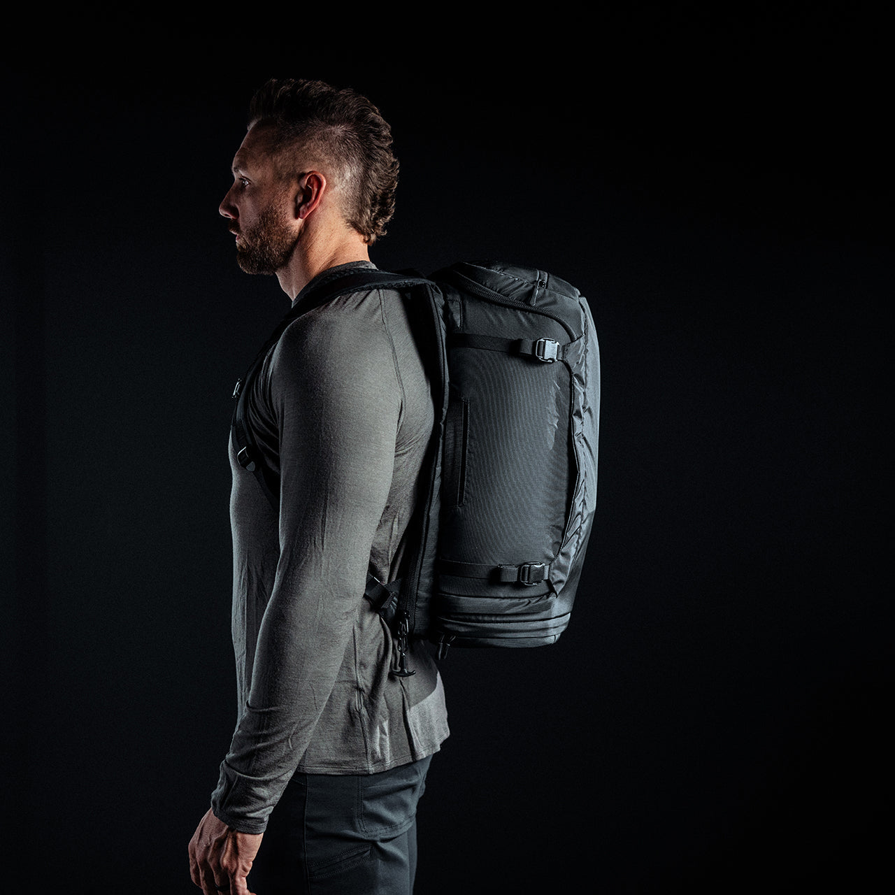 Eberlestock Fade Adapt EDC Bag with CCW Pocket & Expandable Scabbard - Tactical Backpack for Hiking, Hunting & Everyday Carry