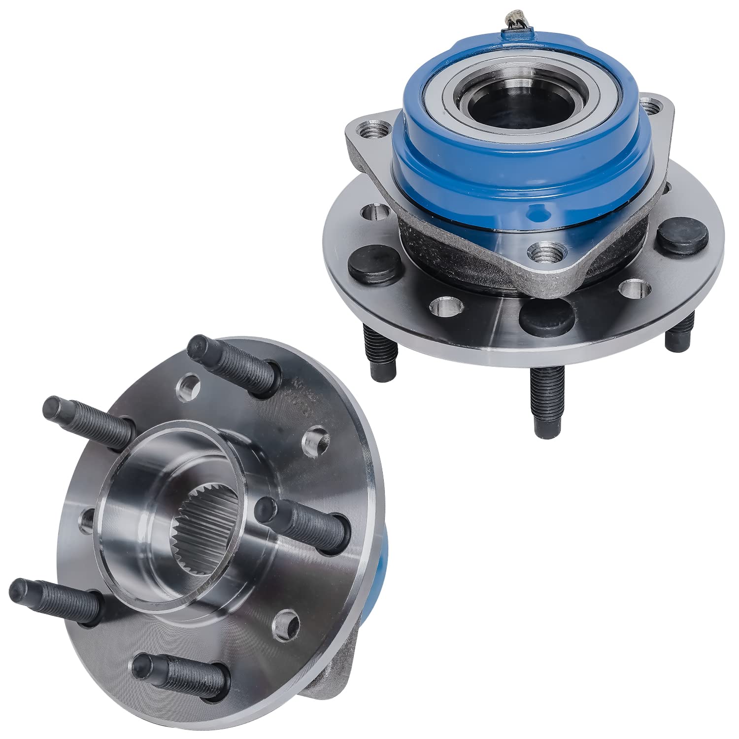 Detroit Axle - 2 Front Wheel Bearing Hub Assemblies for Chevy Malibu Pontiac Grand Am Oldsmobile Cutlass Alero Chevrolet Classic | Replacement Wheel Bearings & Hubs Set | Perfect for DIY Repairs & Professional Auto Maintenance