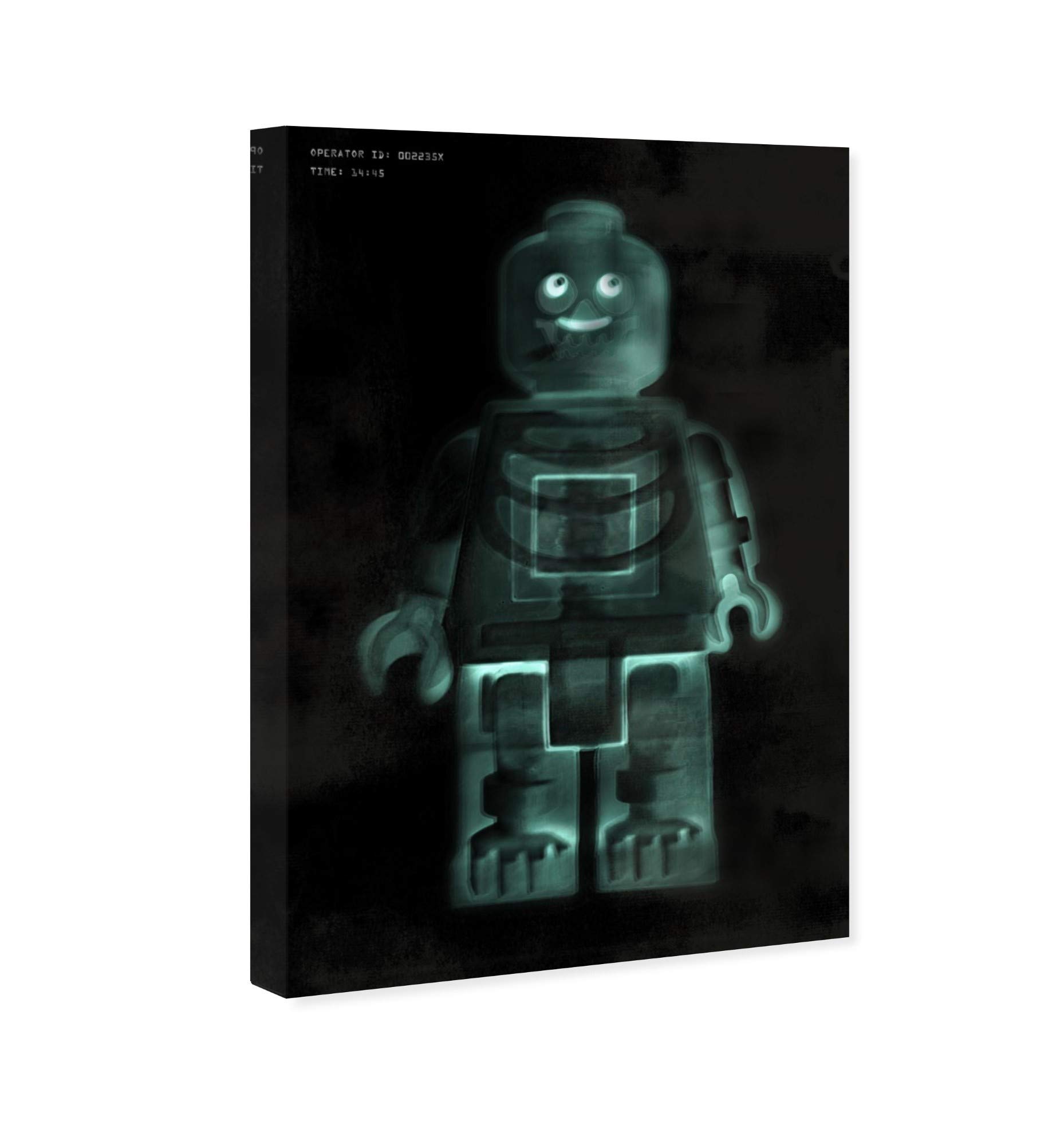 Building Toyman X-Ray Wall Art Canvas Print - Modern Home Decor for Living Room, Bedroom & Office - 36