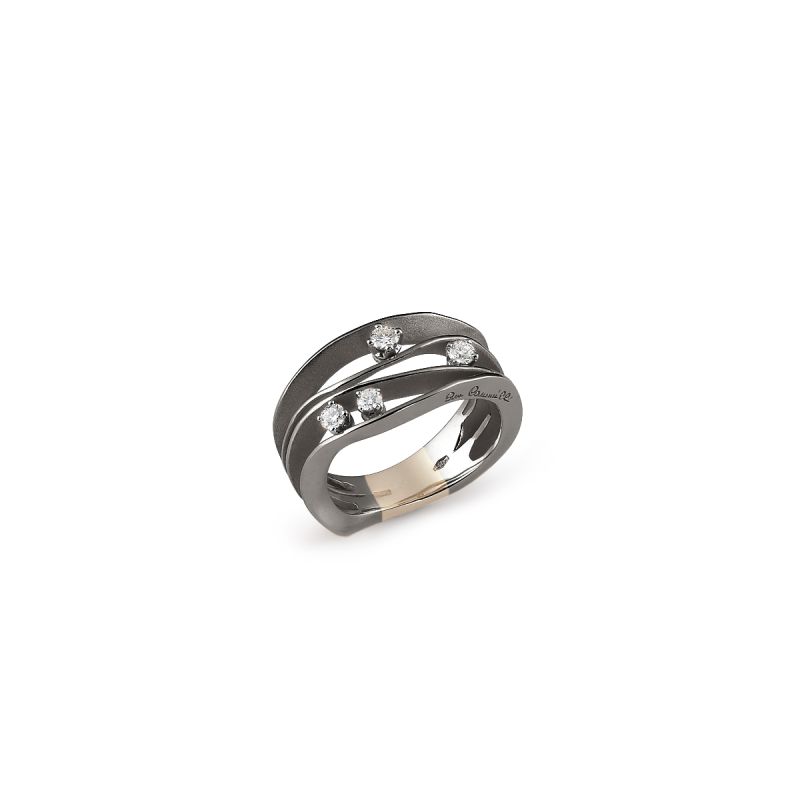 0.27ct Natural Diamond Ring Dune - Elegant Wedding Band, Anniversary Gift for Her, Perfect for Engagement & Special Occasions