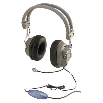Buhl Deluxe USB Headphones with Noise Cancelling & Built-in Mic - Comfortable Over-Ear Headset for PC, Gaming, Office & Online Meetings (Black)