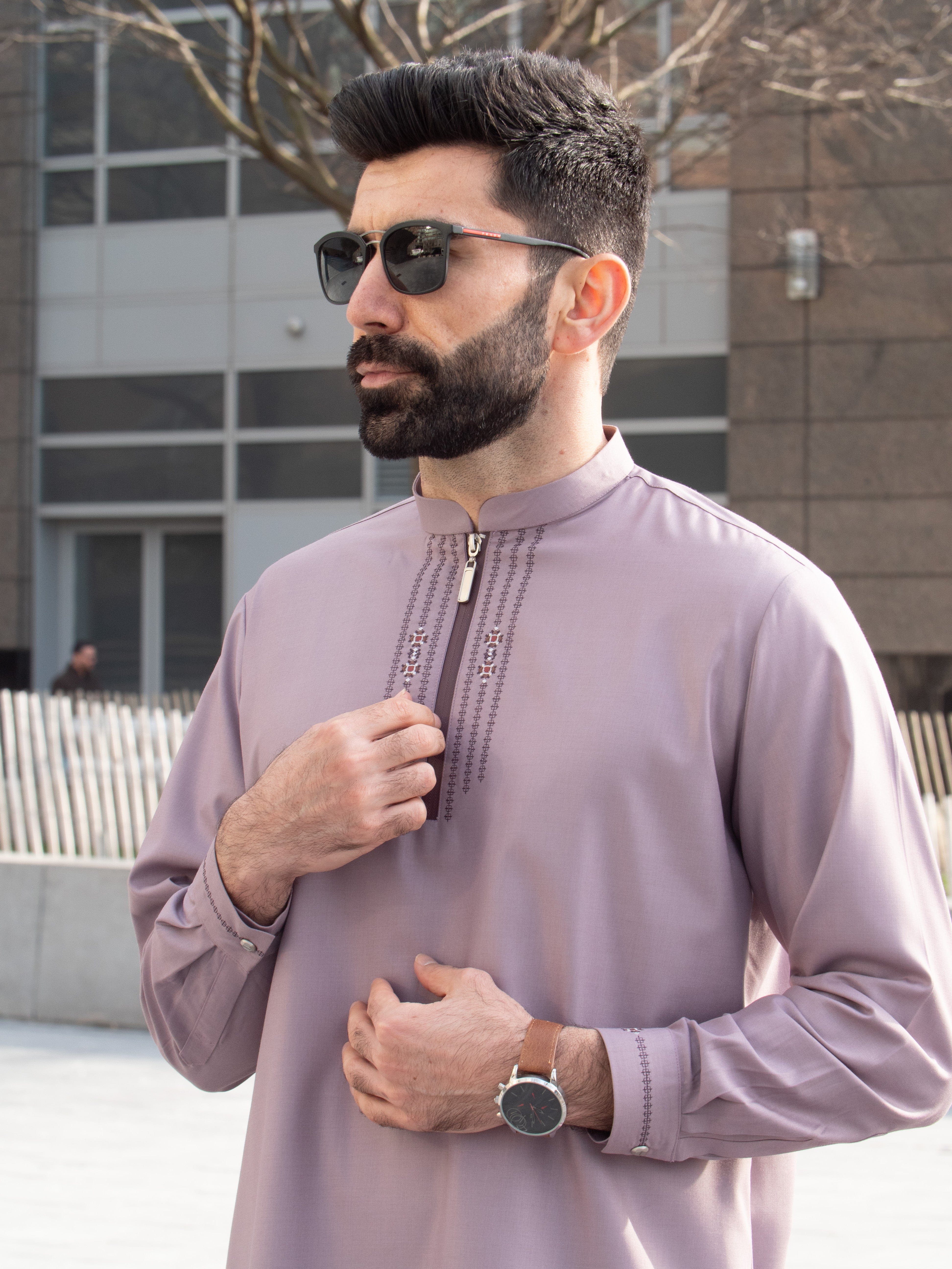 Premium Short Kurta for Men - Comfortable Cotton Indian Ethnic Wear - Perfect for Festivals, Weddings & Casual Outings