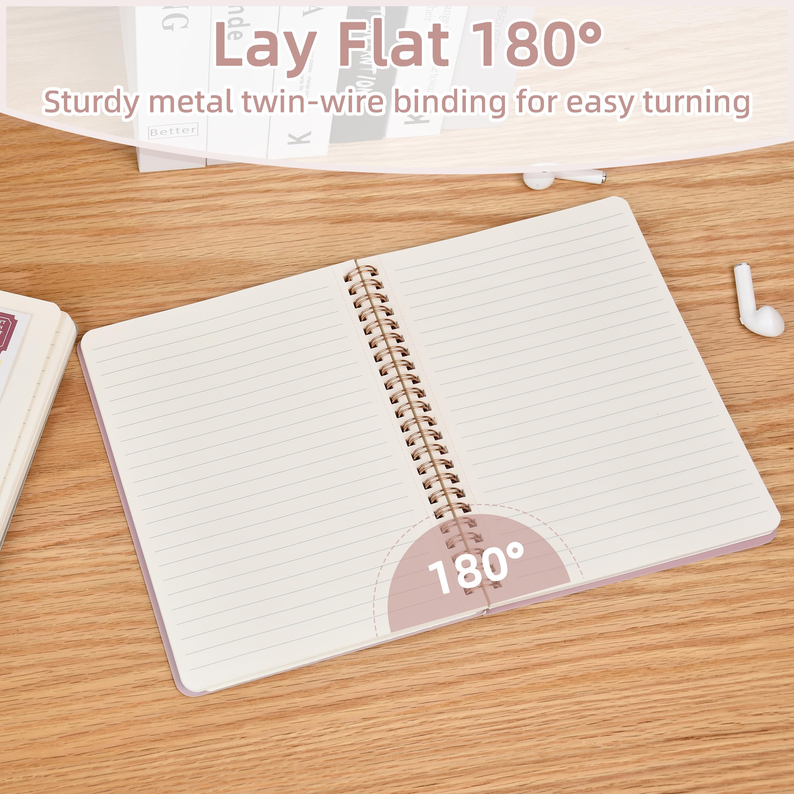 Premium Lined Spiral Notebook - 6.25