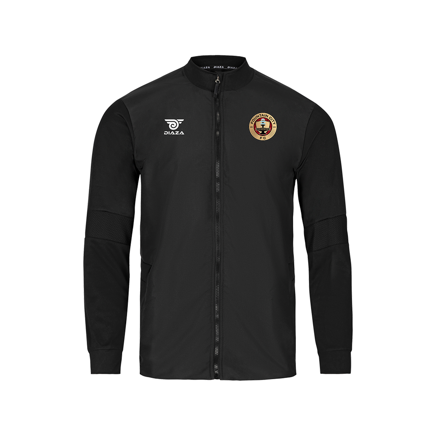 Fountain City Midnight Diaza Jacket - Stylish Waterproof Windbreaker for Men & Women - Perfect for Hiking, Camping & Outdoor Adventures