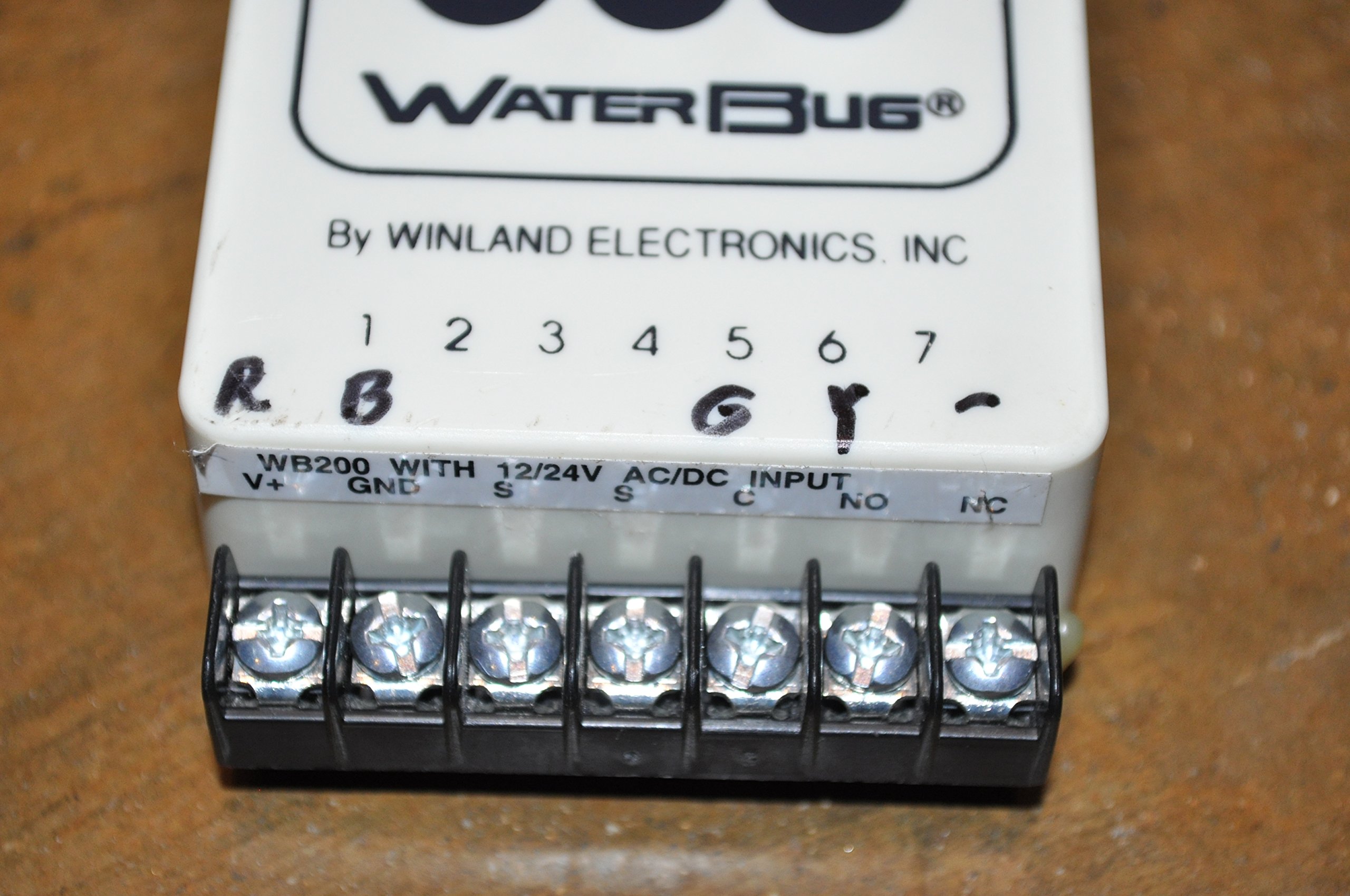 Winland Electronics WB200 Waterbug Alert Console - Hardwired 12V/24V DC Water Leak Detection System for Home, Basement & Commercial Use