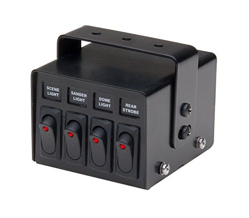 Whelen PCC Switch Box for Emergency Vehicles - Heavy Duty Power Control Panel with Weatherproof Design - Ideal for Police Cars, Fire Trucks, and Ambulances