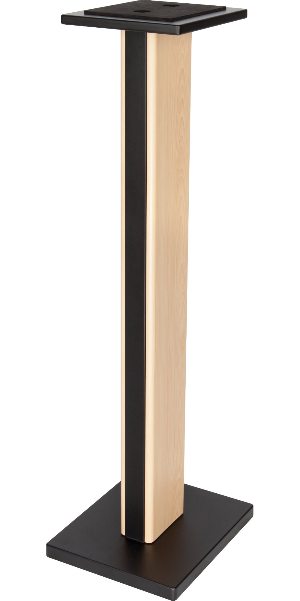 DR Pro Maple Wood Studio Monitor Stands (Pair) - Premium Acoustic Isolation Pads for Speakers - Perfect for Home Studios, Recording & Mixing Setup