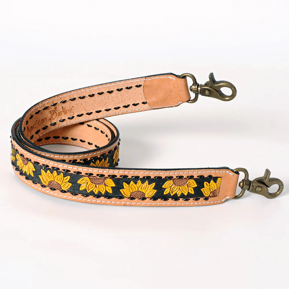 American Darling Sunflower Crossbody Bag Strap - Adjustable Floral Purse Strap for Women, Girls - Perfect for Casual Outings, Shopping & Travel Accessories