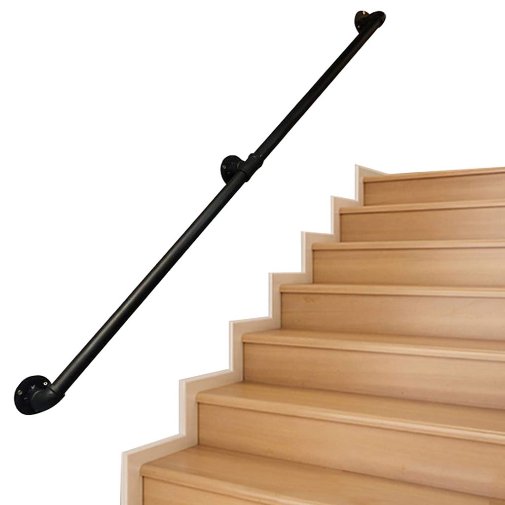 Industrial Pipe Clothes Rack - 3 to 20ft Wall Mounted Garment Hanging Rail & Towel Holder for Hallway, Balcony, Corridor | Heavy-Duty Clothing Rod & Stair Handrail for Home, Retail Store & Laundry Room Organization