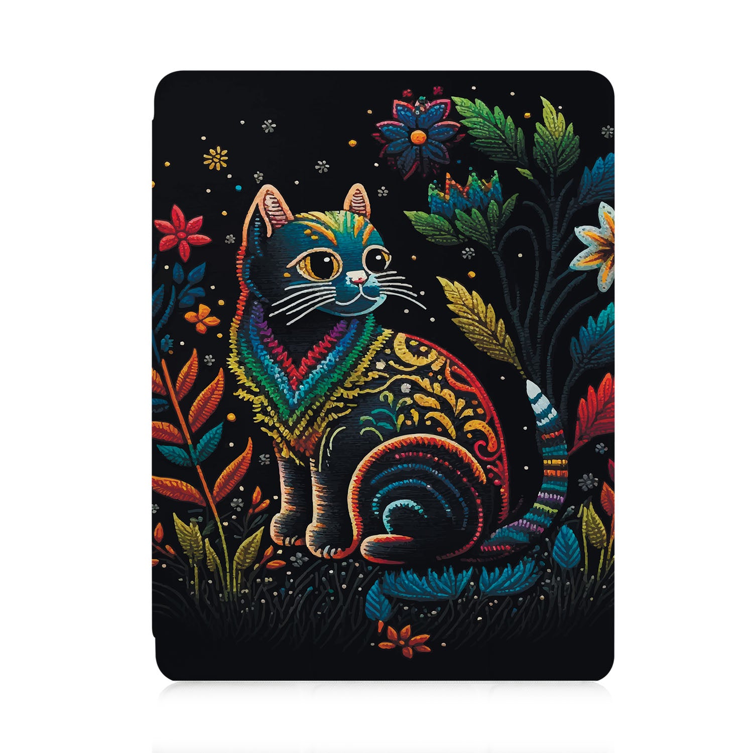 Cute Cat iPad Trifold Case - Lightweight Protective Cover for iPad Air/Pro with Auto Sleep/Wake - Perfect for Work, School & Travel
