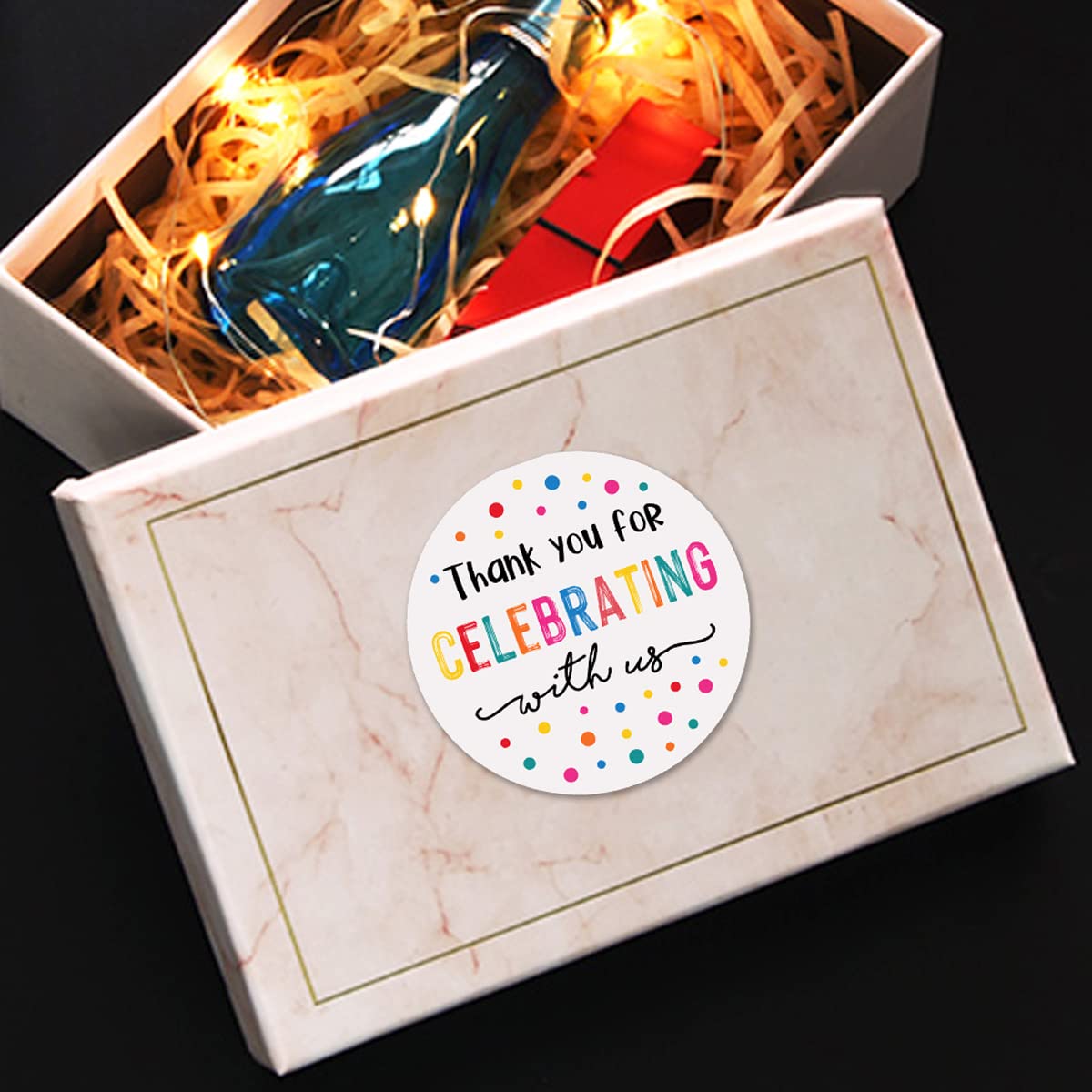 120x Thank You Stickers for Wedding, Baby Shower & Birthday Party Favors - Elegant Celebration Labels for Invitations, Gifts & Decorations - Perfect for DIY Events, Bridal Showers & Special Occasions