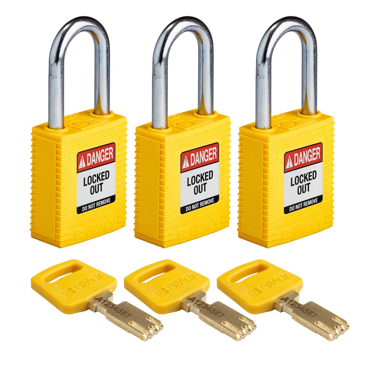 Brady SafeKey Lockout Padlock - 1.5