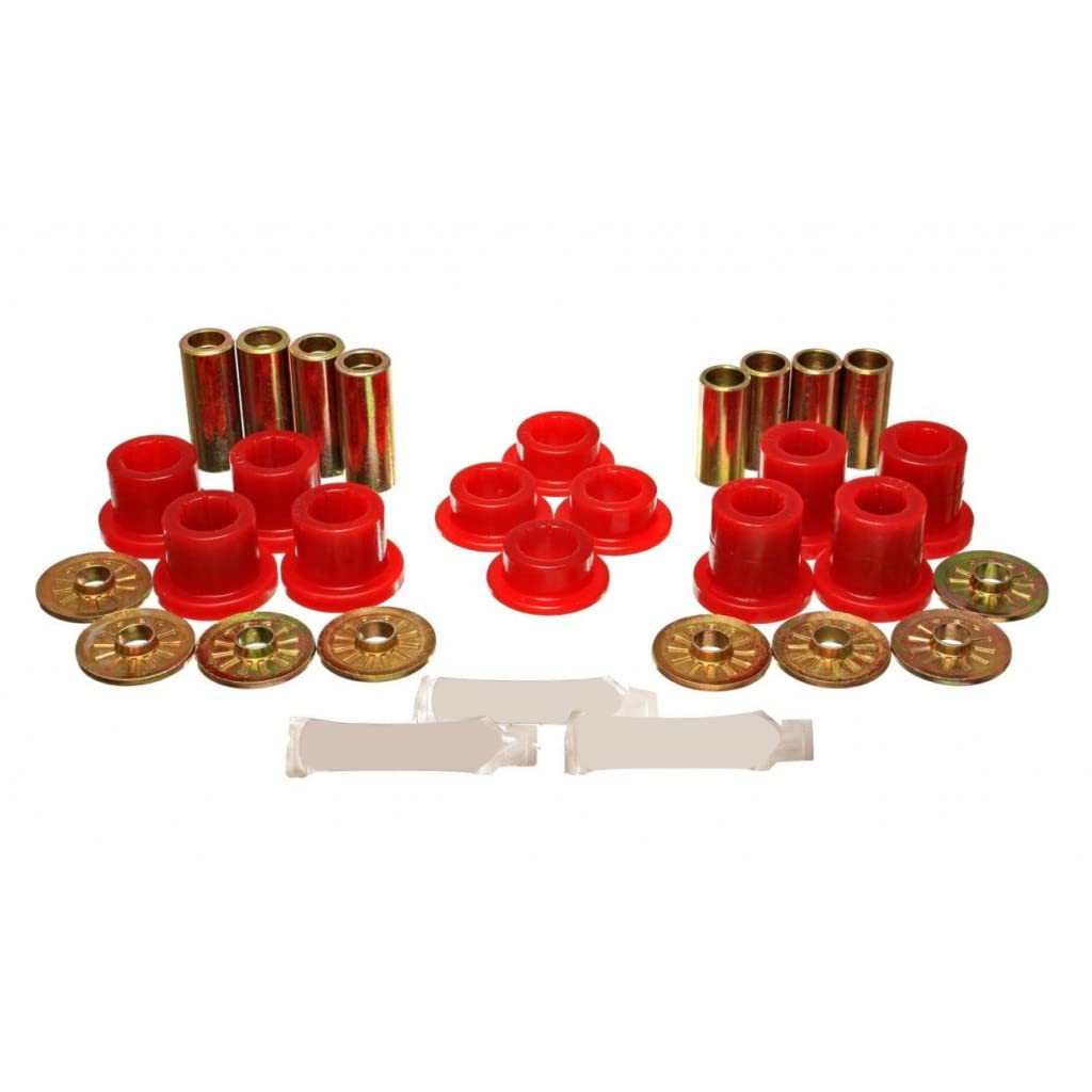 Energy Suspension Control Arm Bushing Set Front Red 5.3125R for Dodge Viper 1992-2002 | Performance Suspension Upgrade for Smooth Ride & Enhanced Handling