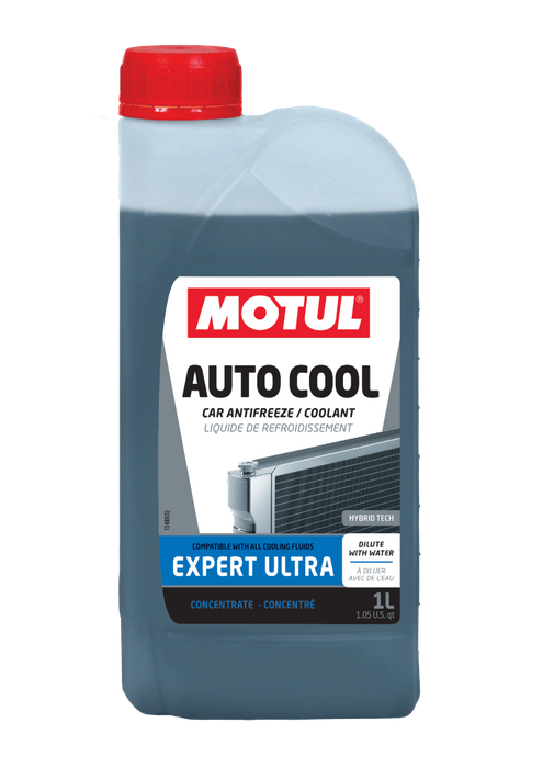 Motul Auto Cool Expert Ultra 1L - Premium Engine Coolant for Cars & Trucks - High-Performance Cooling System Protection - Ideal for Daily Driving & Extreme Conditions