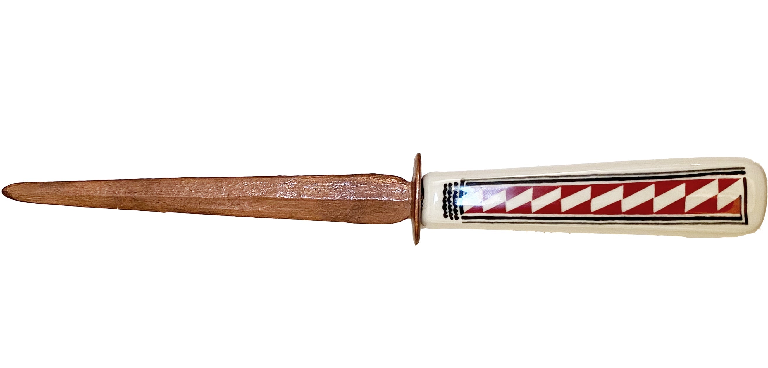 Vintage Mary Jane Colter Letter Opener - Handcrafted Copper & Ceramic Desk Accessory | Southwest Style Office Decor | Perfect for Gifts, Collectors & Home Office Use