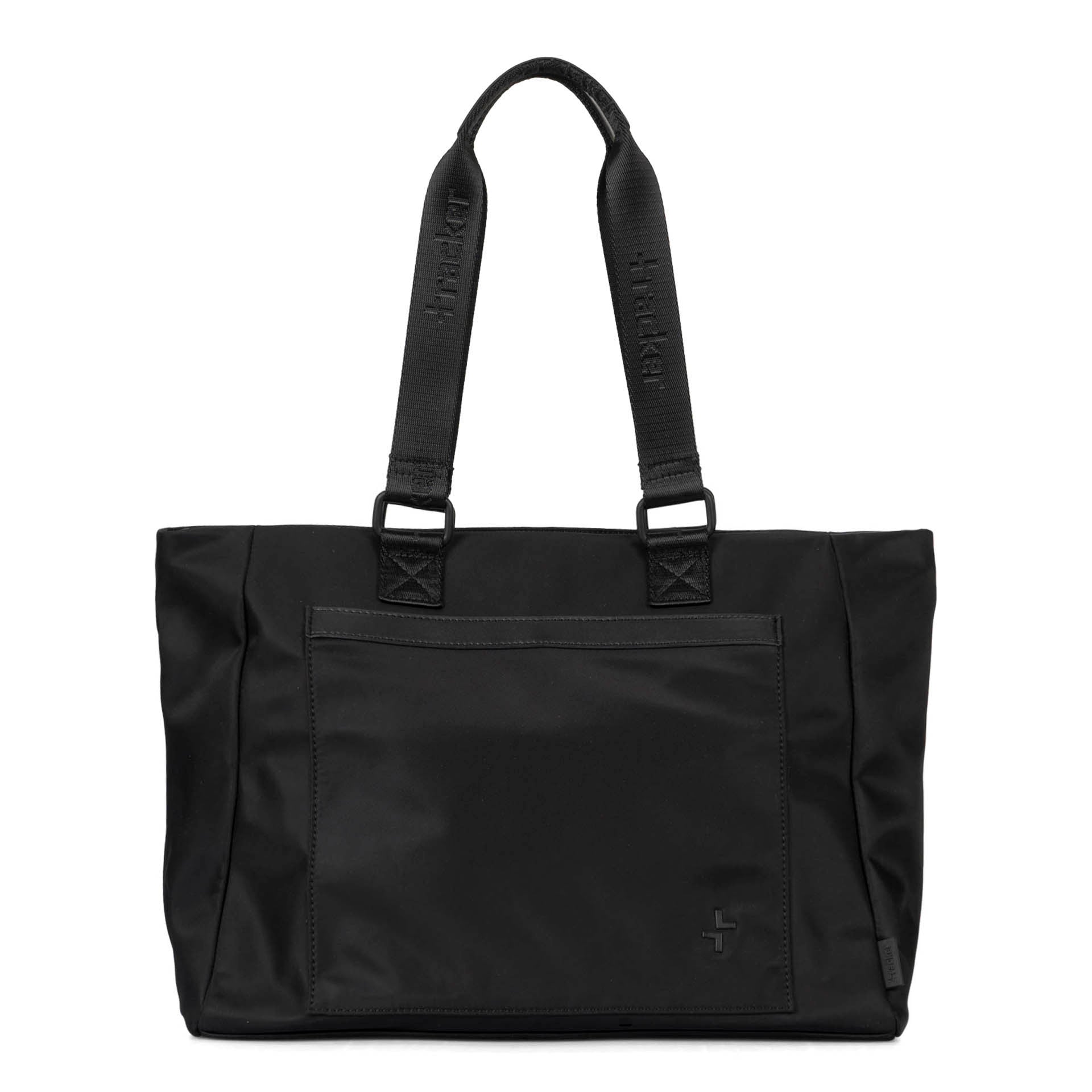 Tracker Basic Nylon RFID Blocking Tote Bag - Anti-Theft Travel & Commuter Essentials for Wallet, Phone & Passport Protection