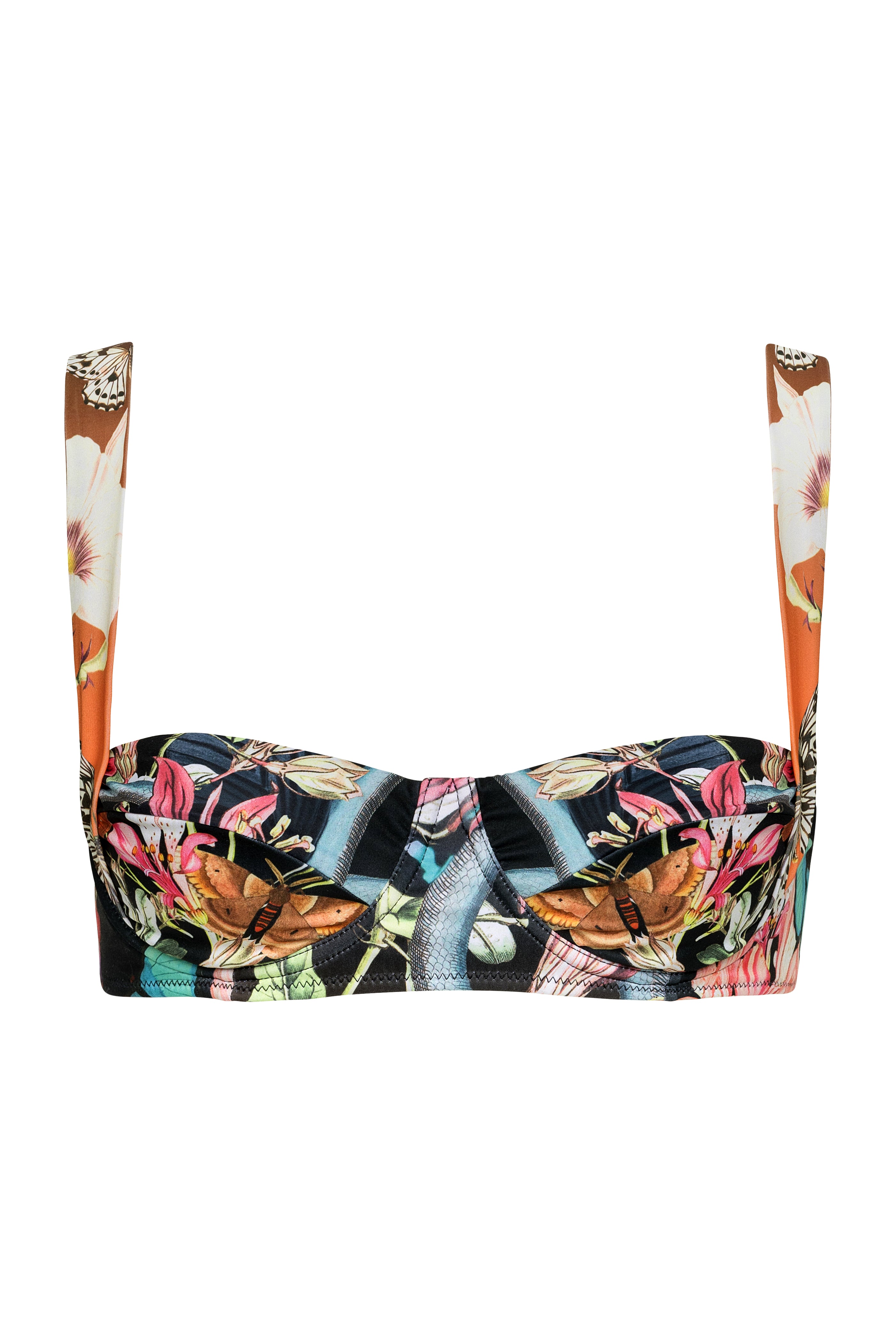 Carmel Bikini Top for Women - Sexy Push Up Swimwear with Adjustable Straps & Padded Cups | Perfect for Beach, Pool, Vacation & Summer Outfits