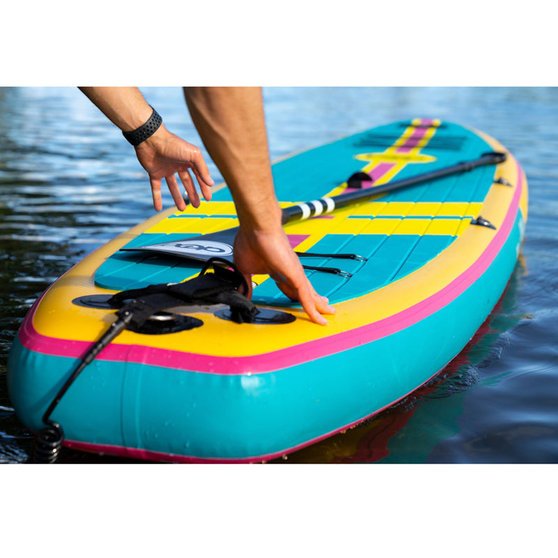 Inflatable Stand Up Paddle Board - Lightweight & Portable SUP for Yoga, Fishing & Touring | Perfect for Lakes, Rivers & Ocean Adventures | POP Paddleboards Yacht Hopper Model