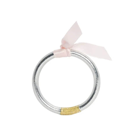 BuDhaGirl Silver All-Season Baby Bangle - Perfect for Everyday Wear, Gifts & Special Occasions
