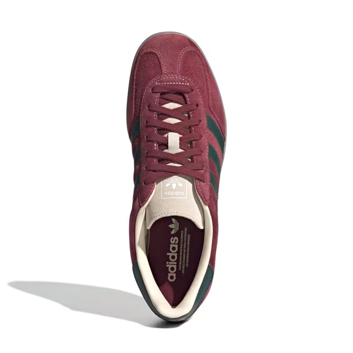 Gazelle Indoor Running Shoes for Men & Women - Shadow Red & Shadow Green - Lightweight Comfort for Gym, Jogging, and Casual Wear