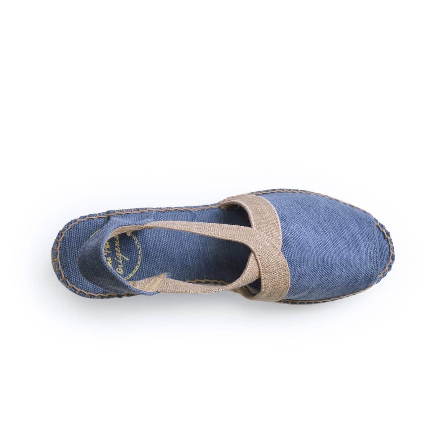 Women's Plain Canvas Wedge Espadrille Shoes - Breda V Comfortable Summer Casual Flats for Beach, Vacation & Everyday Wear