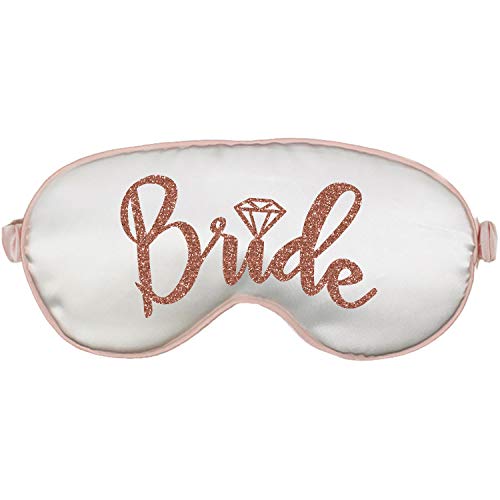 Bride - Rose Gold Glitter (White - Rose Gold Blush Piping)