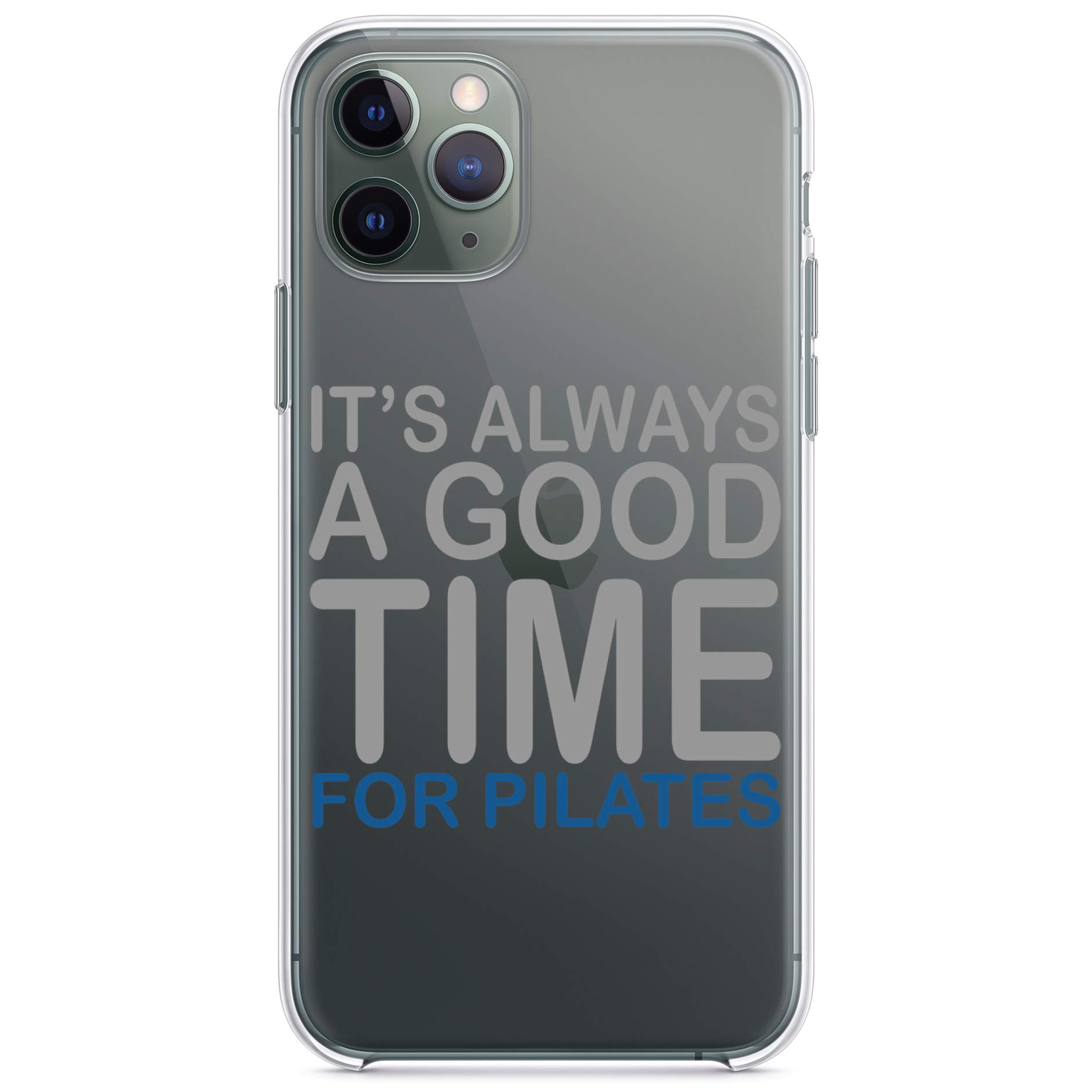 DistinctInk Clear Shockproof Hybrid Case for iPhone 13 Pro MAX (6.7 Inch) - Durable TPU Bumper & Acrylic Back with Tempered Glass Screen Protector - Perfect for Pilates, Yoga, Gym & Outdoor Activities