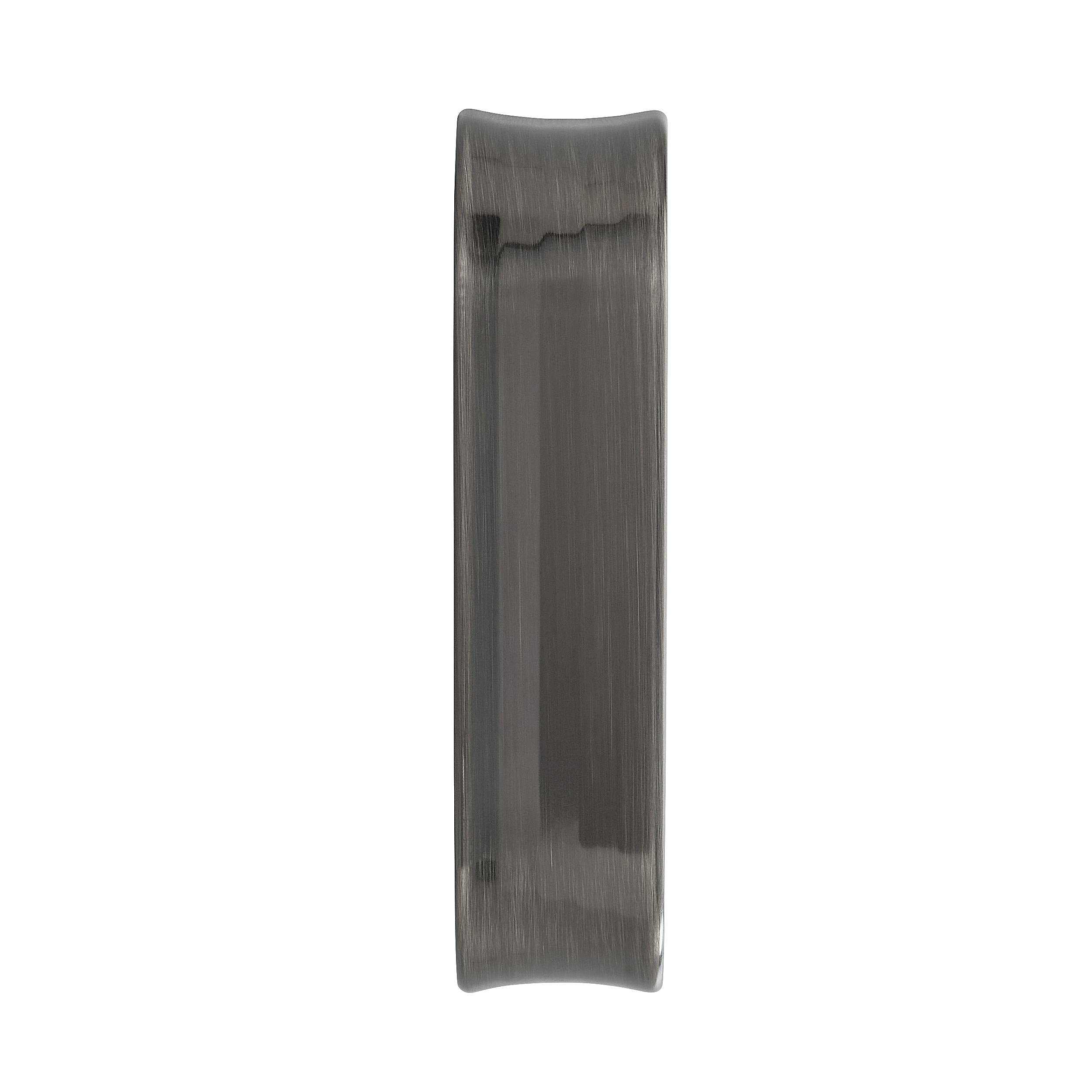Amerock 3-3/4 Inch (96mm) Center to Center Gunmetal Cabinet Pulls - 1 Pack Concentric Drawer Handles & Cabinet Hardware for Kitchen, Bathroom & Furniture Upgrade