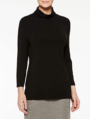 Black (Jersey Turtleneck Top)