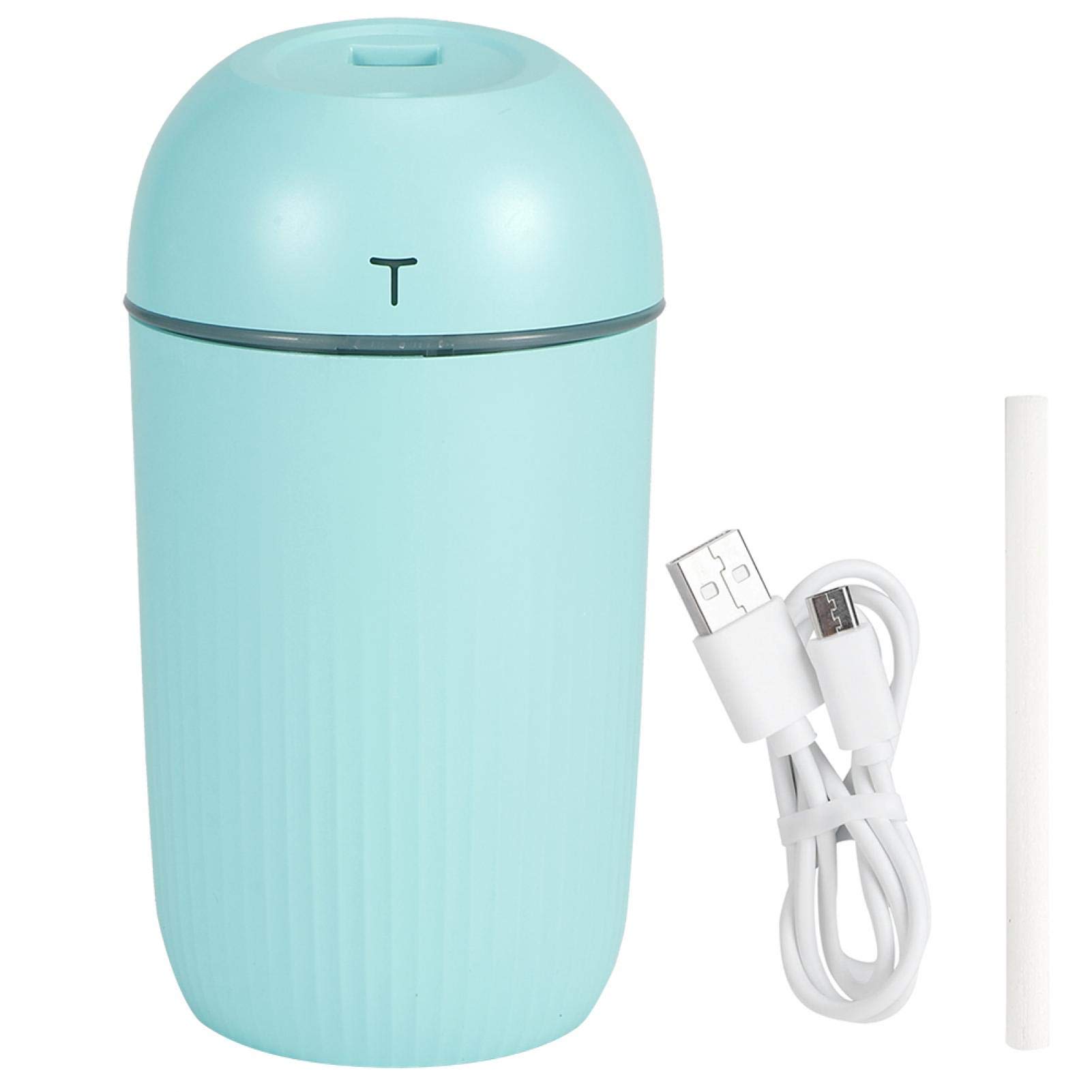 Gransun 420ml USB Mini Nano Humidifier & Air Diffuser - Intelligent Atomization Air Humidifier for Home, Office, Nursery | Perfect for Pregnant Women, Babies, Dry Air Relief (Green)