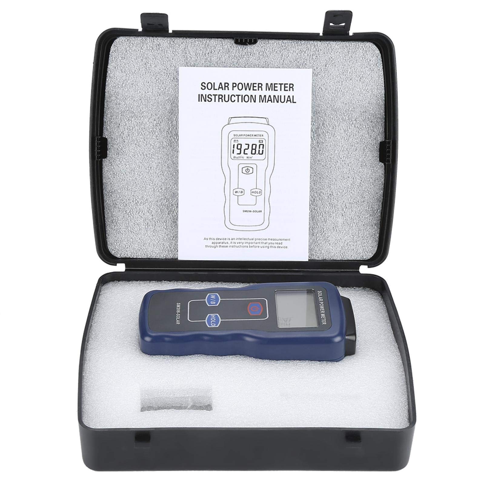Digital Solar Power Meter - Accurate Solar Radiation Measuring Instrument for Solar Energy Research & Meteorology | Perfect for Solar Panel Testing & Renewable Energy Studies