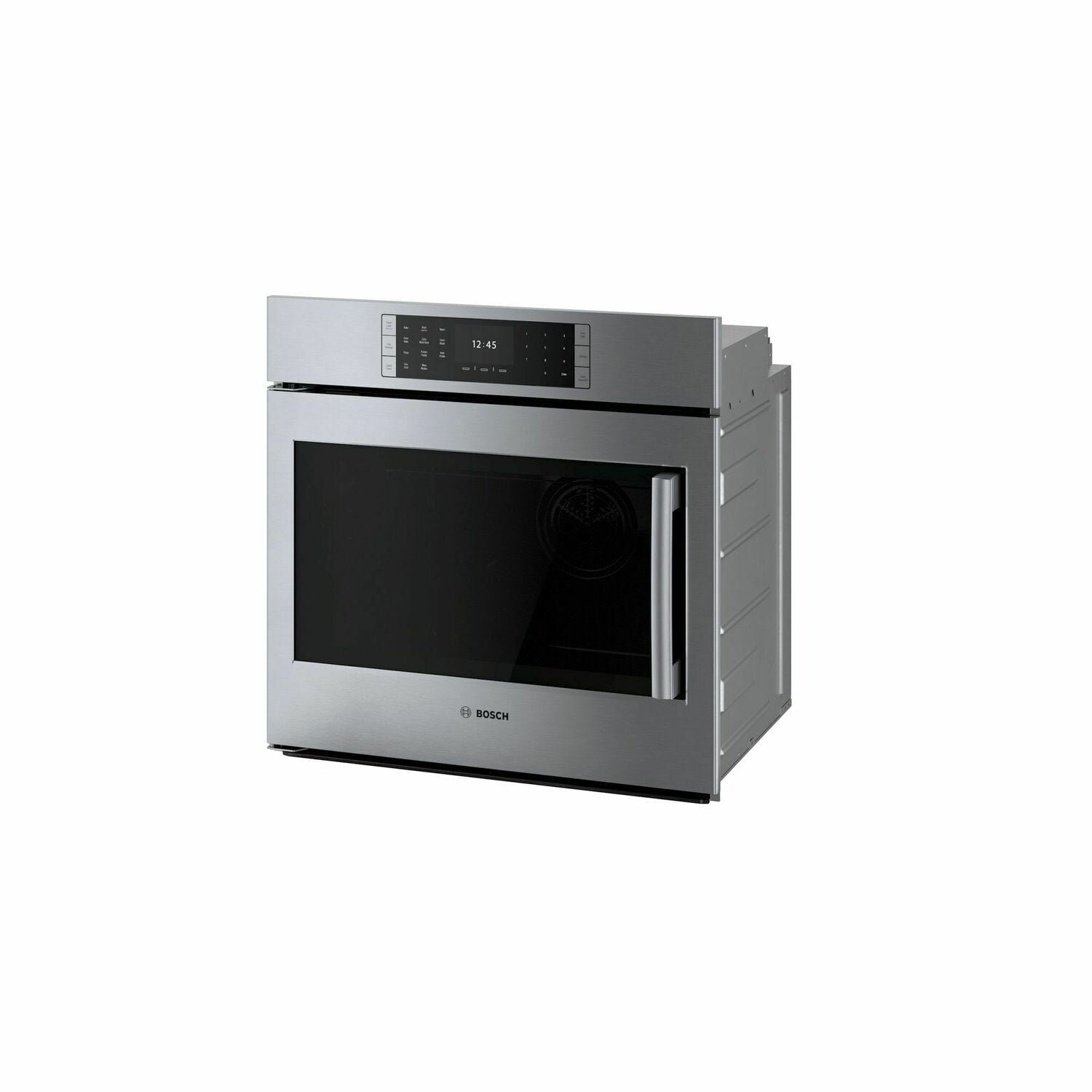 Bosch HBLP451LUC 30-Inch Single Wall Oven - Benchmark Series, Stainless Steel, European Convection, TFT Touch Control, Left Swing Door - Perfect for Modern Kitchens, Baking & Roasting