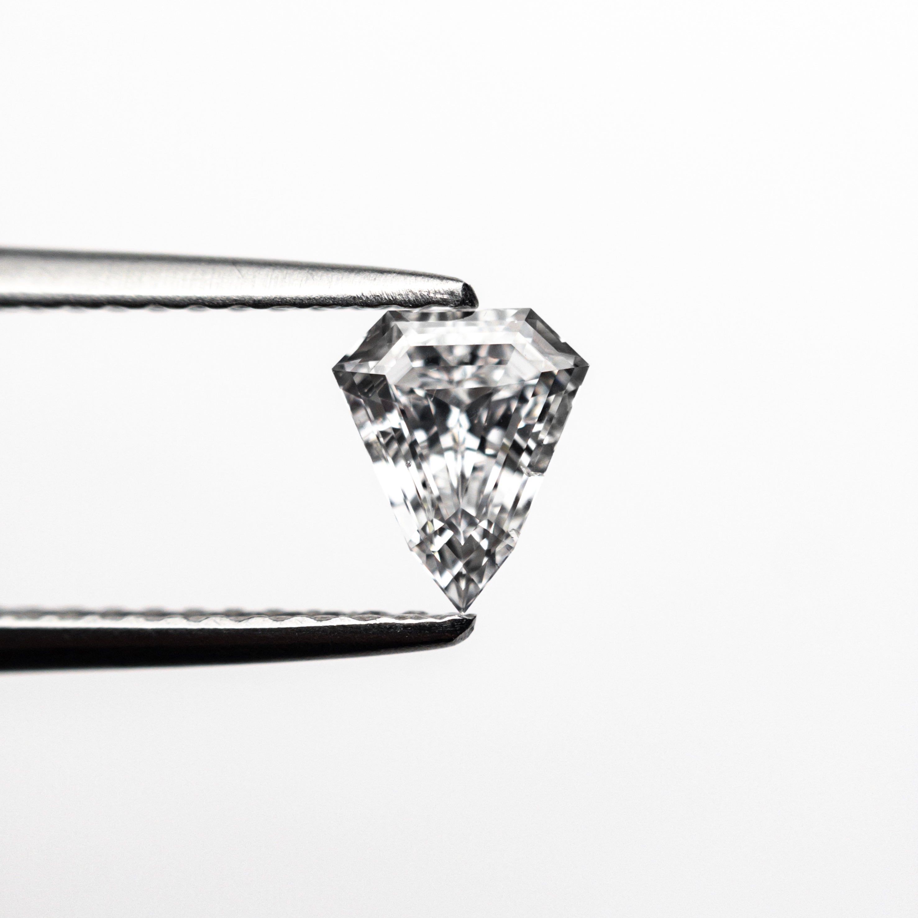 0.57ct Shield Step Cut Diamond - 6.13x5.16x2.97mm SI2 D Color - Loose Gemstone for Engagement Rings & Fine Jewelry Making