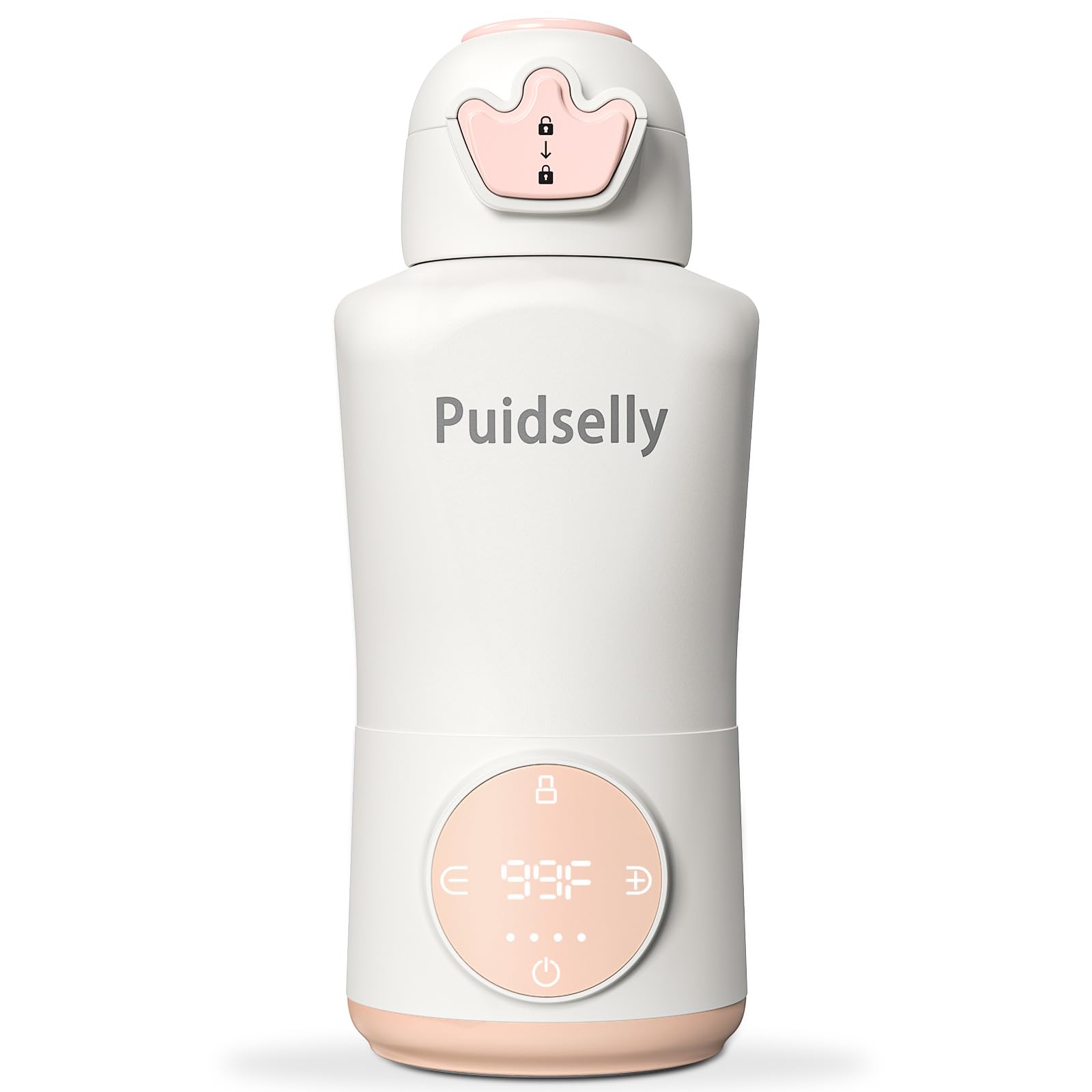 Portable Baby Bottle Warmer - 15oz Rechargeable Formula & Breastmilk Warmer for Travel, Cars, Airplanes - Perfect for On-the-Go Parents, Outdoor Adventures & Quick Heating Anywhere