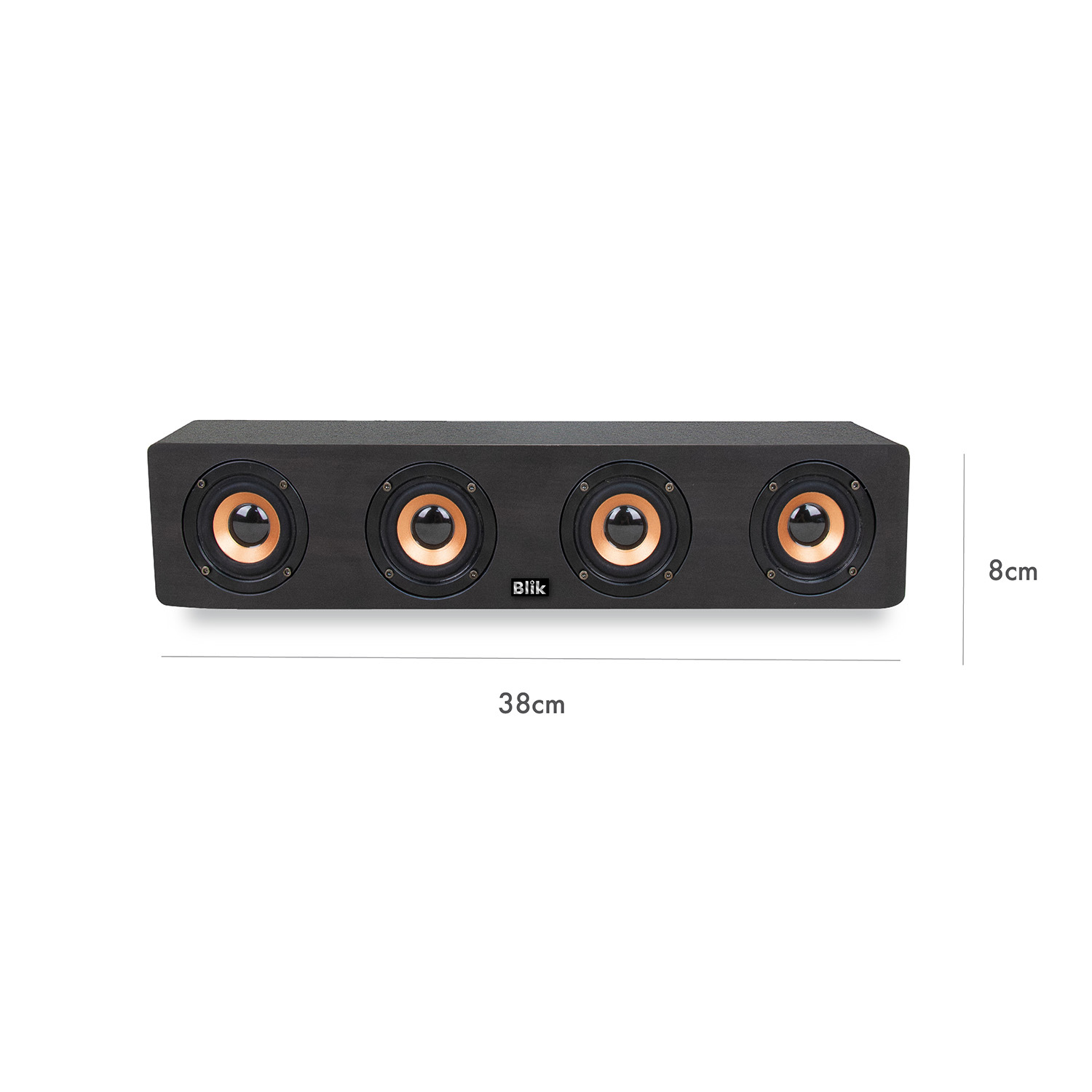 Blik Rockwood Bluetooth Speaker - Portable Wireless Speaker with High-Quality Sound, Deep Bass, and Long Battery Life - Perfect for Outdoor, Travel, and Home Use