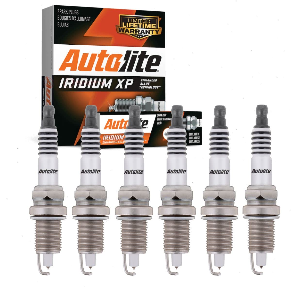 Autolite Iridium XP Spark Plugs (6-Pack) - Compatible with Dodge Grand Caravan 4.0L V6 2008-2010 - High Performance Ignition Wire Replacement - Perfect for Engine Tune-Ups & Fuel Efficiency Improvement