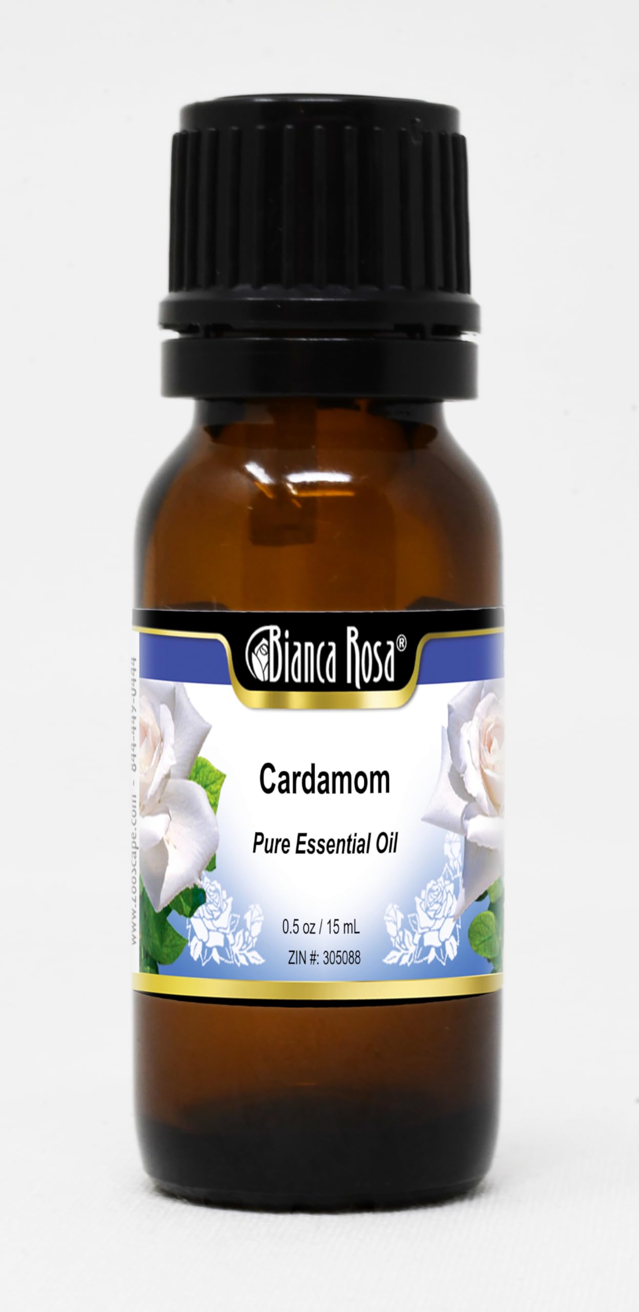 Organic Cardamom Pure Essential Oil - 0.50 oz (15ml) Therapeutic Grade, Aromatherapy, Stress Relief & Digestion Aid - Perfect for Diffusers, Massage & DIY Skincare