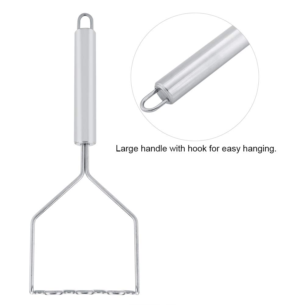 Premium Stainless Steel Potato Masher - Heavy Duty 9.84