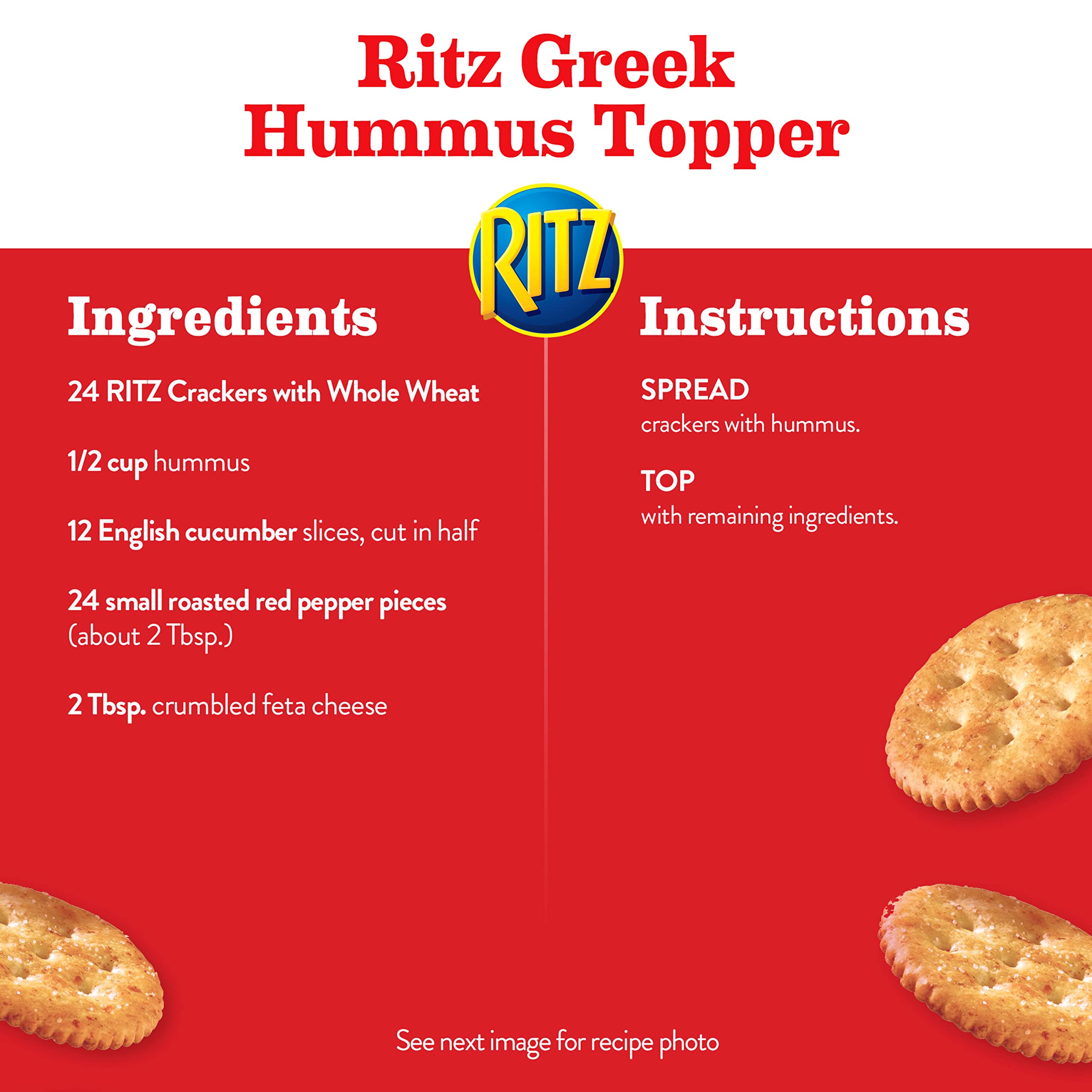 RITZ Whole Wheat Crackers - Healthy Snacks for Kids & Adults - Bulk Family Size (6-19.3 oz) - Perfect for School Lunches, Office Snacks & Picnics