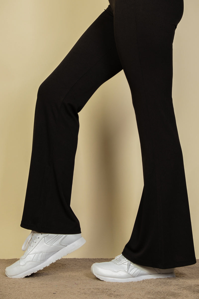 High Waisted Flare Pants for Women - CAPELLA Stretchy Bootcut Jeans with Comfortable Elastic Waistband | Perfect for Office, Casual Wear & Night Out