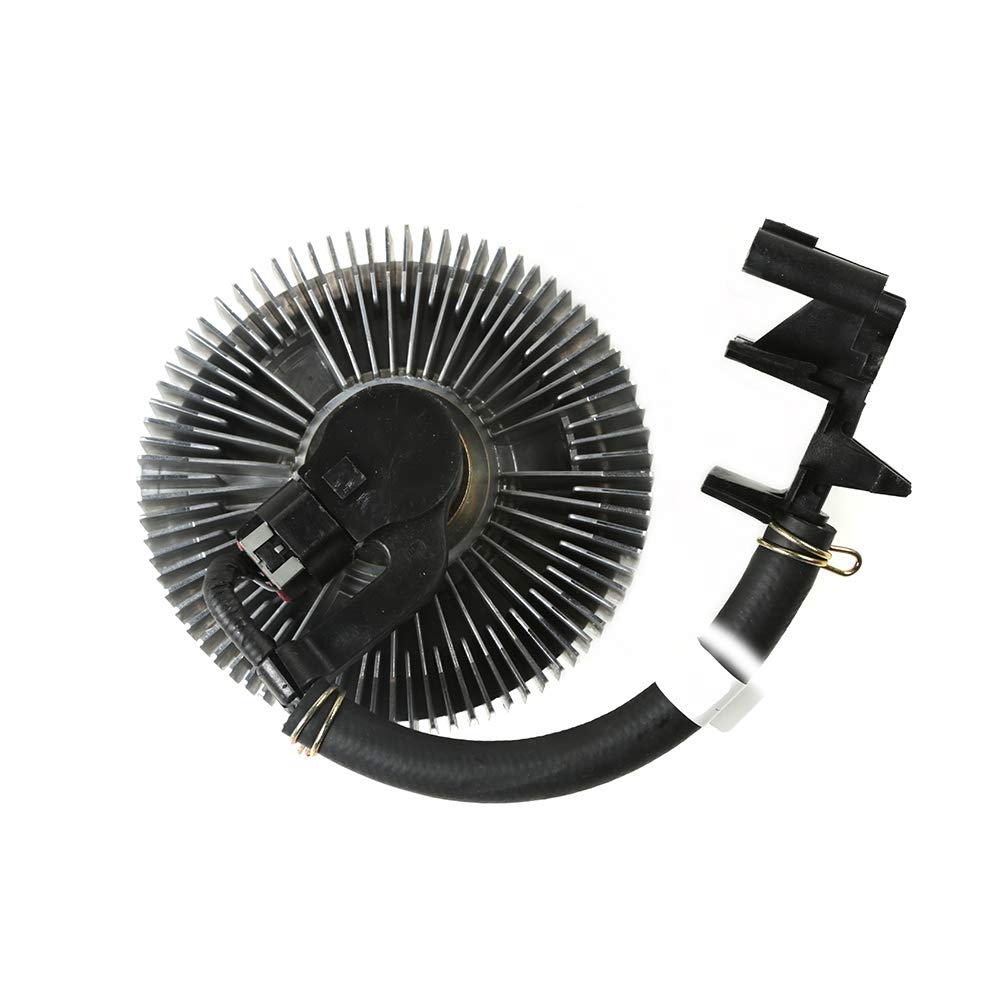 MOCA Electric Engine Cooling Fan Clutch Compatible with 02-09 GMC Envoy, Chevrolet Trailblazer, 04-07 Buick Rainier & 02-04 Oldsmobile Bravada 4.2L L6 Gas DOHC - High Performance Cooling System Replacement Part for Overheating Prevention & Engine Protection