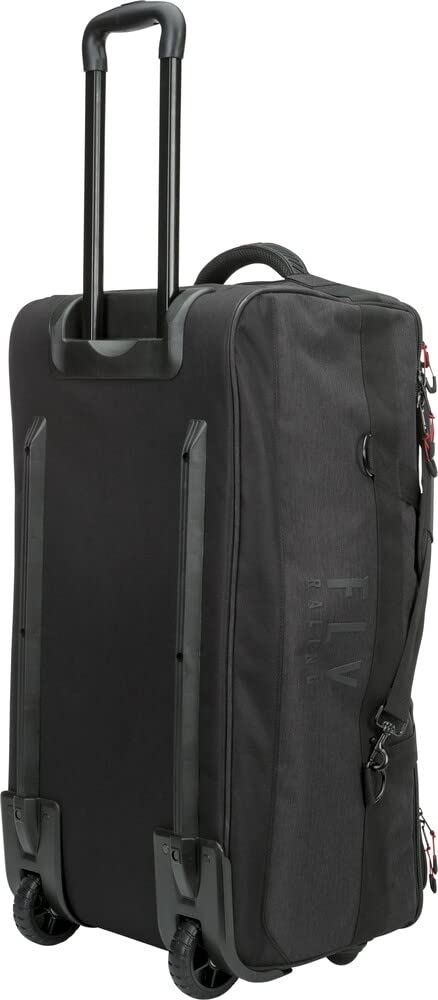 Fly Racing Tour Roller Bag - Durable Black Luggage for Motorcycle Gear & Travel Accessories - Perfect for Road Trips, Racing Events & Air Travel