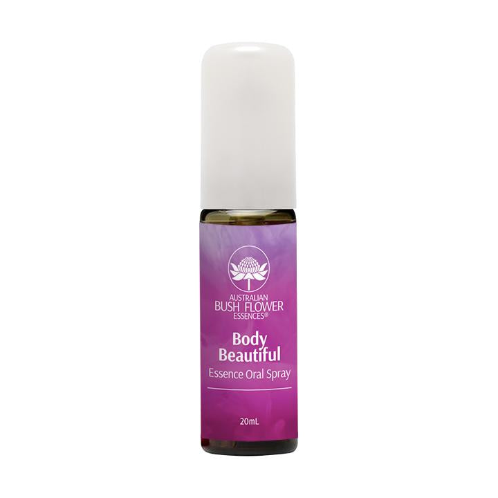 Australian Bush Flower Essences Body Beautiful Oral Spray for Wellness & Beauty - Natural Remedy for Stress Relief, Skin Health & Emotional Balance | Use Daily for Holistic Self-Care