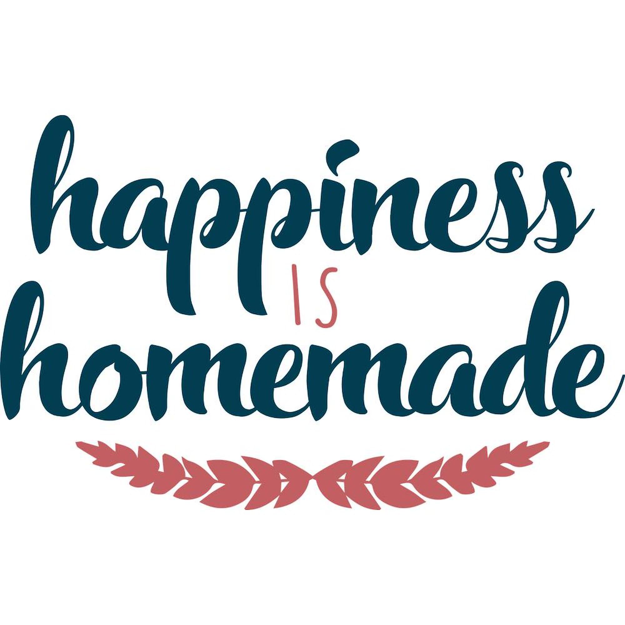 Happiness Is Homemade 11 oz Ceramic Coffee Mug - 325ml Inspirational Tea Cup for Home, Office & Gifts | Perfect for Coffee, Tea & Hot Beverages
