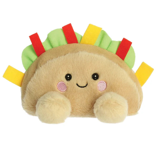 Palm Pals Fiesta Taco Plush Toy - Cute Mini Stuffed Animal for Kids & Collectors | Perfect for Birthday Gifts, Party Favors & Home Decor