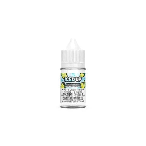 Premium White Grape Ice ICED UP E-Liquid - 30mL Refillable Vape Juice for Pod Systems & Mods - Sweet & Cooling Vape Experience