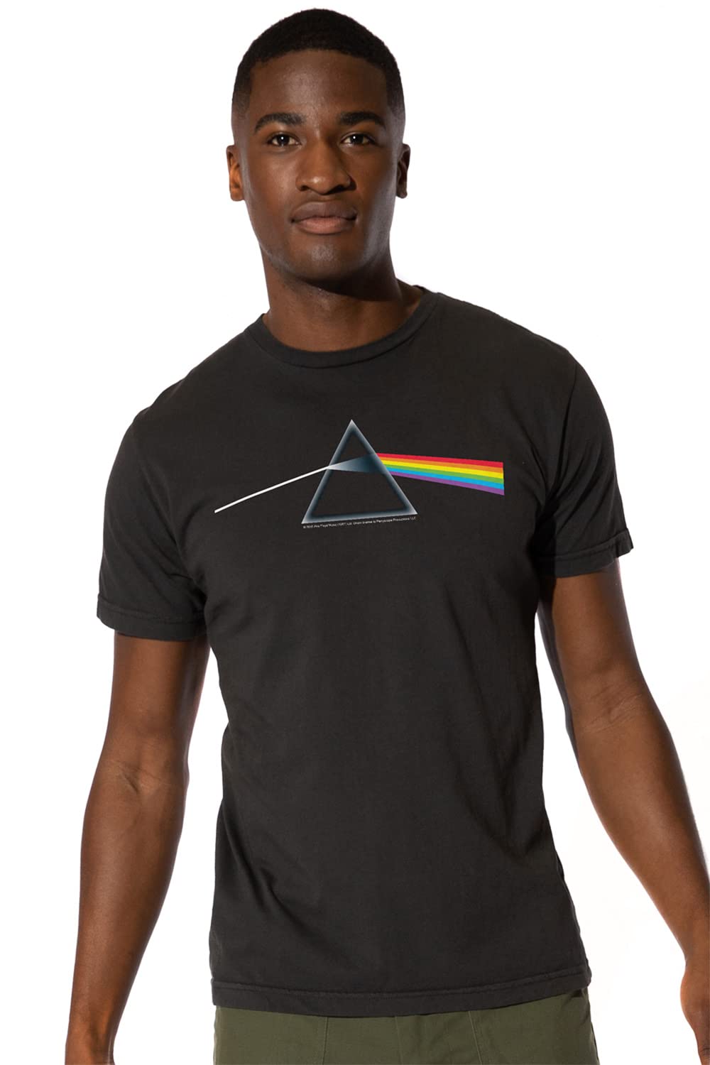 Official Pink Floyd Dark Side of The Moon Men's T-Shirt | Short Sleeve Band Tee | Rock Music Merch | Concert & Casual Wear