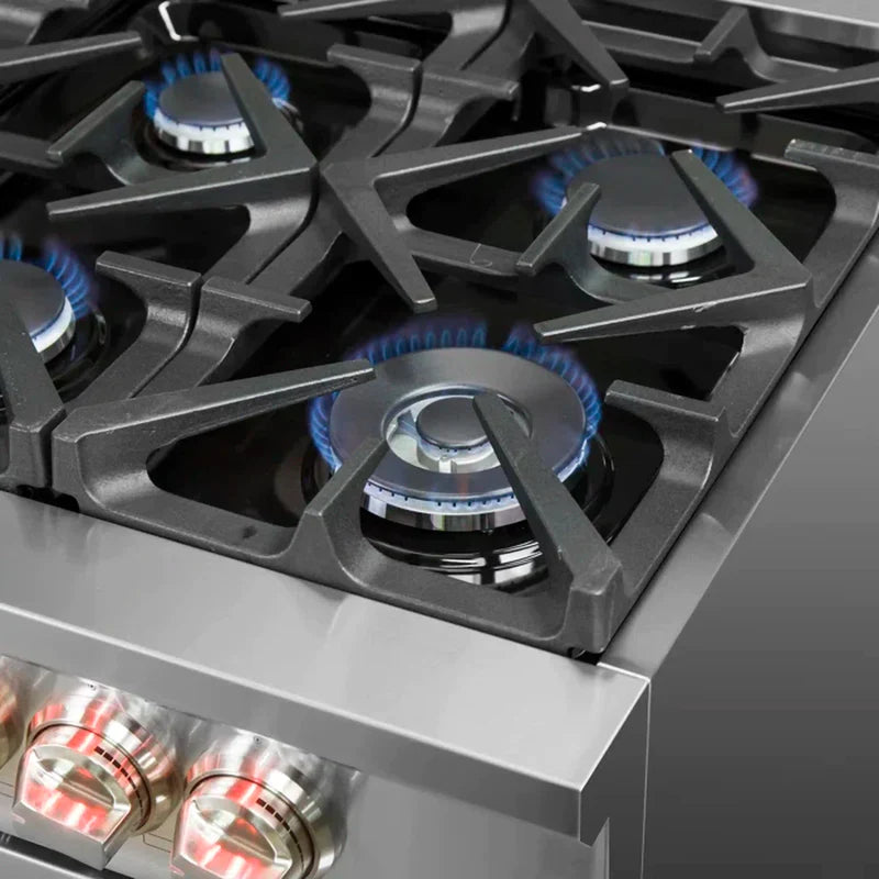 FORNO Massimo 60 Inch Freestanding Dual Fuel Range - Stainless Steel FFSGS6125 | 60