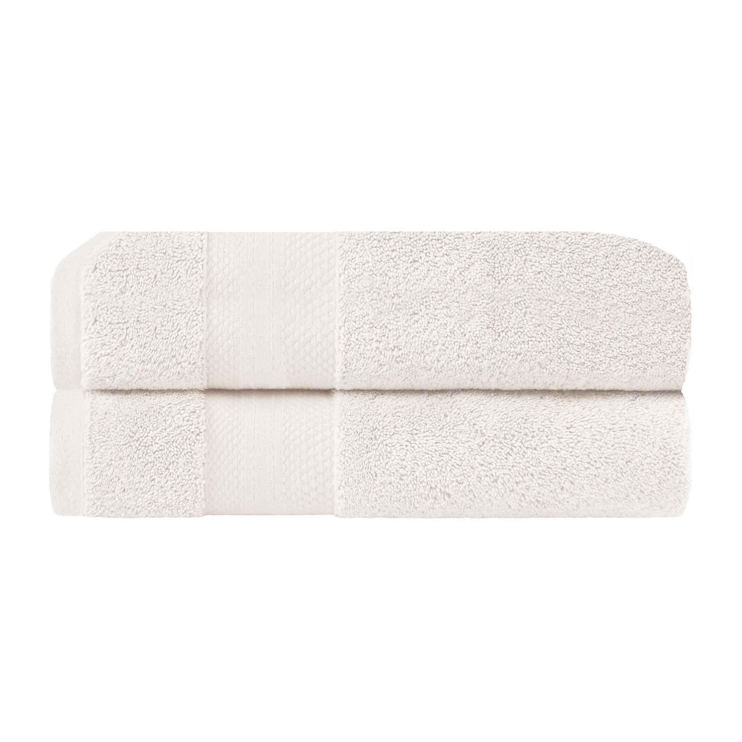 Premium 2-Piece Turkish Cotton Bath Towel Set - Ultra Soft, Highly Absorbent & Quick-Drying - Perfect for Spa, Bathroom & Luxury Home Use